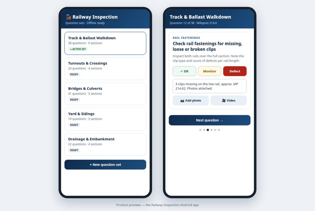 Railway Inspection screenshot